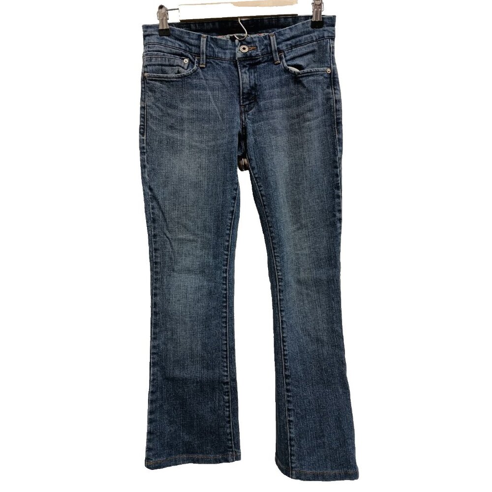VTG Y2K Levi's Platinum Flare Jeans Womens Size 4 Medium Blue‎ Low Rise BOHO